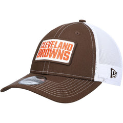 Cleveland Browns New Era 9FORTY Trucker Snapback Hat - Brown - NFL