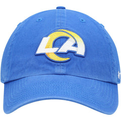 Los Angeles Rams '47 Clean Up Primary LA Adjustable Hat - Royal - 47 brand