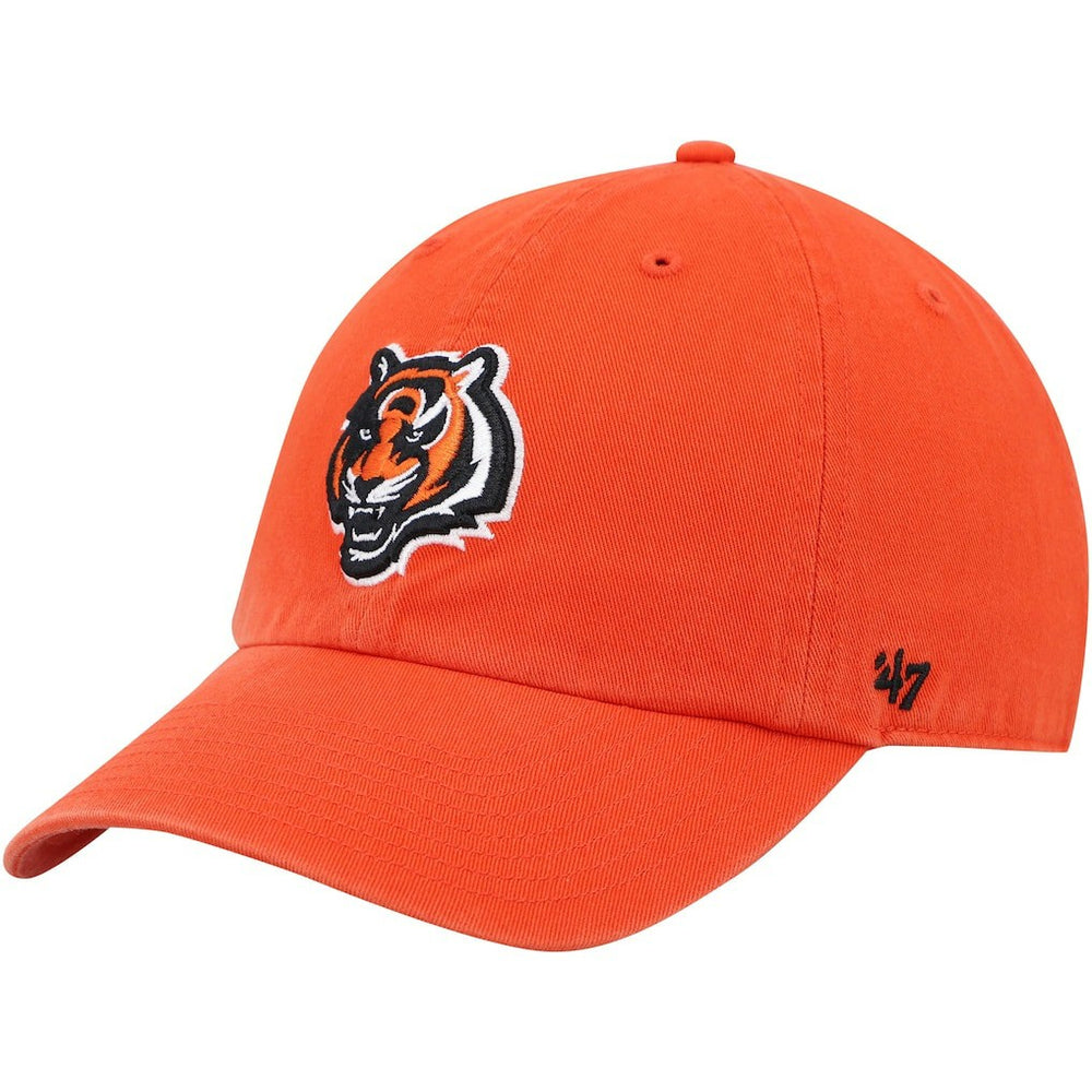 Cincinnati Bengals '47 Secondary Clean Up Adjustable Hat - Orange - 47 brand