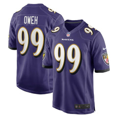 Odafe Oweh Baltimore Ravens Game Jersey - Purple - Nike