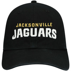 Jacksonville Jaguars '47 Clean Up Script Adjustable Hat - Black - 47 brand