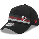 Atlanta Falcons New Era Flawless Stripe 39THIRTY Flex Hat - Black - NFL