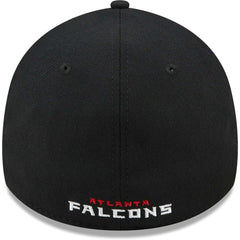 Atlanta Falcons New Era Flawless Stripe 39THIRTY Flex Hat - Black - NFL