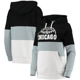Chicago White Sox G-III Sports by Carl Banks Women's Block and Tackle Colorblock Pullover Hoodie for sale