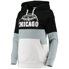 Chicago White Sox G-III Sports by Carl Banks Women's Block and Tackle Colorblock Pullover Hoodie for sale