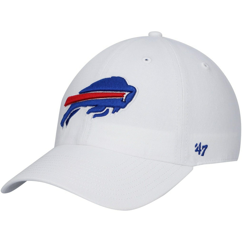 Buffalo Bills '47 Logo Clean Up Adjustable Hat - White - 47 brand