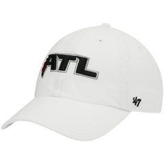 Atlanta Falcons '47 Clean Up Adjustable Hat - White - 47 brand