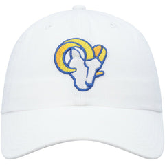 Los Angeles Rams '47 Logo Clean Up Adjustable Hat - White - 47 brand