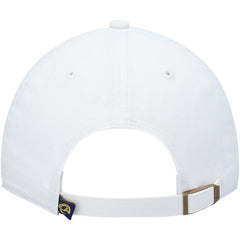 Los Angeles Rams '47 Logo Clean Up Adjustable Hat - White - 47 brand