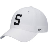 Pittsburgh Steelers '47 Clean Up Adjustable Hat - White - 47 brand