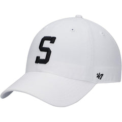 Pittsburgh Steelers '47 Clean Up Adjustable Hat - White - 47 brand