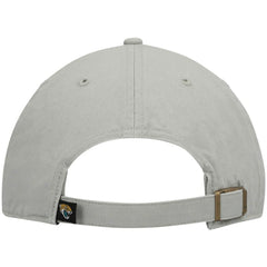 Jacksonville Jaguars '47 Logo Clean Up Adjustable Hat - Gray - 47 brand