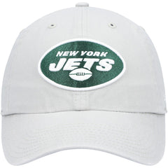 New York Jets '47 Clean Up Adjustable Hat - Gray - 47 brand