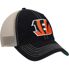 Cincinnati Bengals '47 Trawler Trucker Clean Up Snapback Hat - Black/Natural - 47 brand