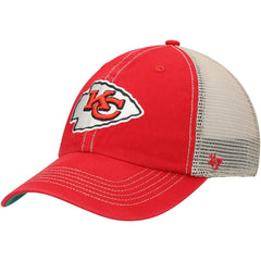 Kansas City Chiefs '47 Trawler Trucker Clean Up Snapback Hat - Red/Natural - 47 brand