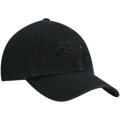 Baltimore Ravens '47 Team Tonal Clean Up Adjustable Hat - Black - 47 brand