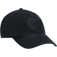 Kansas City Chiefs '47 Team Tonal Clean Up Adjustable Hat - Black - 47 brand