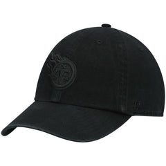 Tennessee Titans '47 Team Tonal Clean Up Adjustable Hat - Black - 47 brand