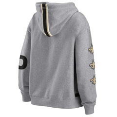 New Orleans Saints WEAR by Erin Andrews Women's Full-Zip Hoodie - Gray - NFL
