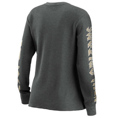 New Orleans Saints WEAR by Erin Andrews Women's Long Sleeve Thermal T-Shirt - Gray - NFL
