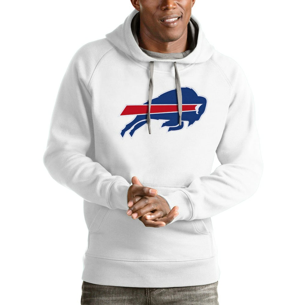 Buffalo Bills Antigua Victory Pullover Hoodie - White - NFL