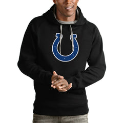 Indianapolis Colts Antigua Victory Pullover Hoodie - Black - NFL