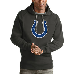 Indianapolis Colts Antigua Victory Pullover Hoodie - Charcoal - NFL