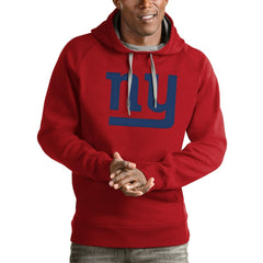 New York Giants Antigua Victory Pullover Hoodie - Red - NFL