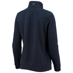 Dallas Cowboys Vineyard Vines Women's Shep Shirt Quarter-Zip Sweatshirt - Navy - NFL