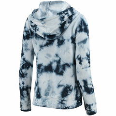 Tennessee Titans New Era Women's Tie-Dye Fleece Full-Zip Hoodie - Navy - NFL