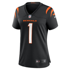 Ja'Marr Chase Cincinnati Bengals Women's Game Jersey - Black - Nike