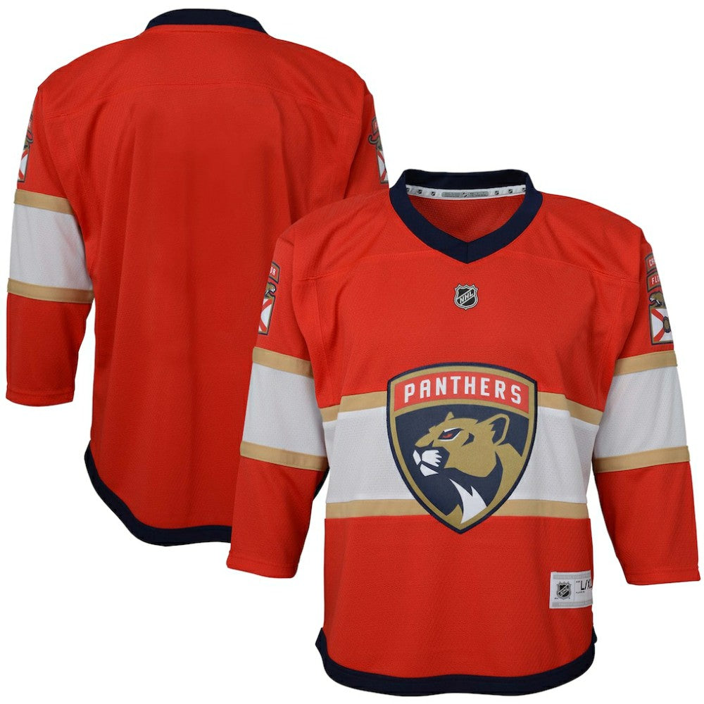 Florida Panthers Youth Home Replica Blank Jersey - Red | NHL Clearance
