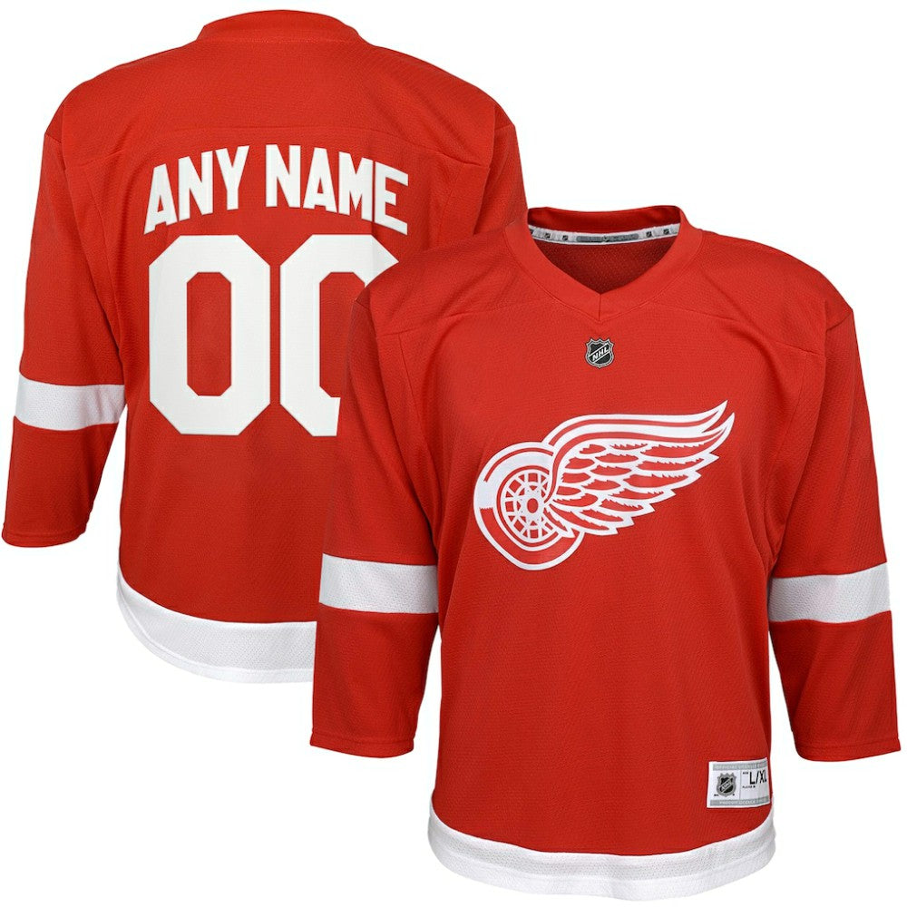 Detroit Red Wings Youth Home Replica Custom Jersey - Red | NHL discount