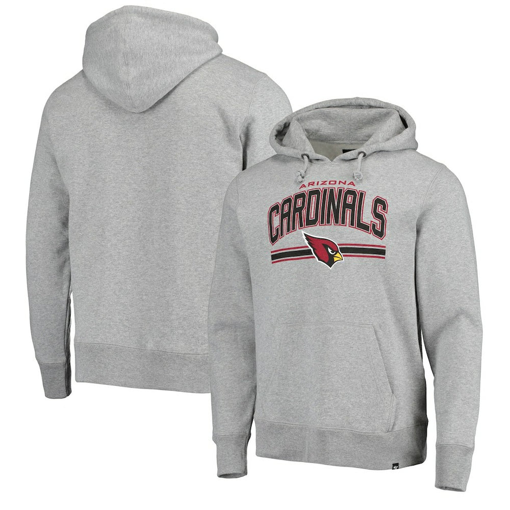 Arizona Cardinals '47 Foundation Pullover Hoodie - Gray - 47 brand