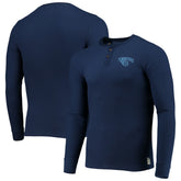 Tennessee Titans Junk Food Thermal Henley Long Sleeve T-Shirt - Navy - NFL