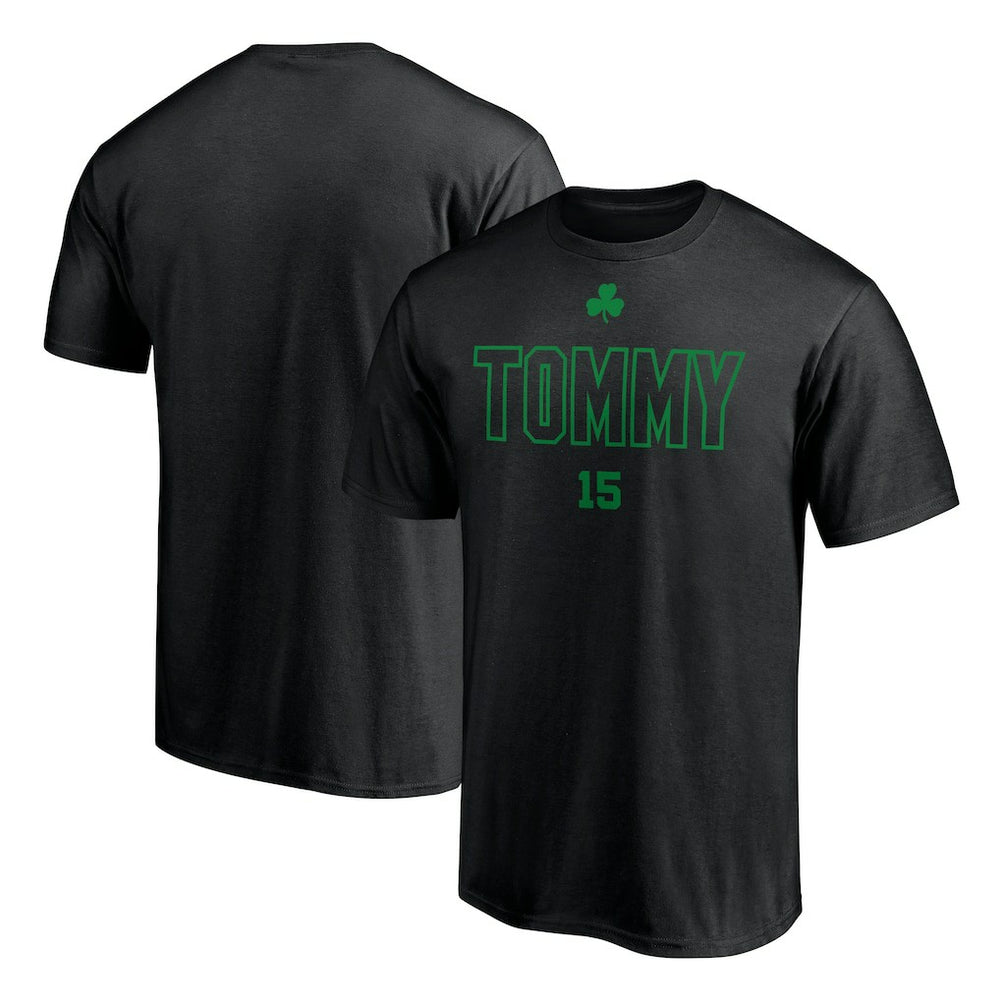 Tom Heinsohn Boston Celtics T-Shirt Black