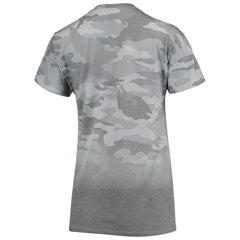 Las Vegas Raiders Juniors Beth Camo Dip-Dye T-Shirt - Gray/Black - NFL