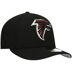 Atlanta Falcons New Era Omaha Low Profile 59FIFTY Fitted Hat - Black - NFL