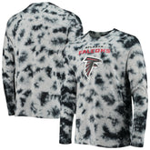 Atlanta Falcons New Era Tie-Dye Long Sleeve T-Shirt - Black - NFL