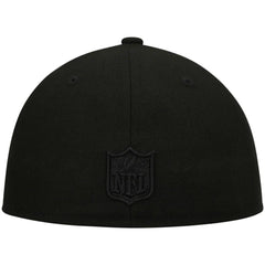 Atlanta Falcons New Era Black on Black Low Profile 59FIFTY II Fitted Hat - Black - NFL