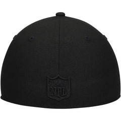 Detroit Lions New Era Black on Black Low Profile 59FIFTY II Fitted Hat - Black - NFL