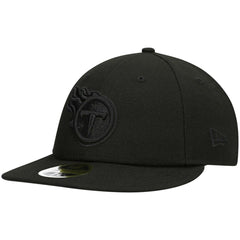Tennessee Titans New Era Black on Black Low Profile 59FIFTY II Fitted Hat - Black - NFL