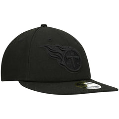 Tennessee Titans New Era Black on Black Low Profile 59FIFTY II Fitted Hat - Black - NFL