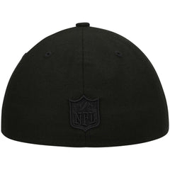 Tennessee Titans New Era Alternate Logo Black on Black Low Profile 59FIFTY II Fitted Hat - Black - NFL