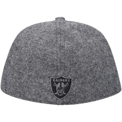 Las Vegas Raiders New Era Peaky Duckbill Fitted Hat - Gray - NFL