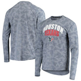Houston Texans MSX by Michael Strahan Camo Performance Long Sleeve T-Shirt - Navy - NFL
