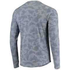 New England Patriots MSX by Michael Strahan Camo Performance Long Sleeve T-Shirt - Navy - NFL