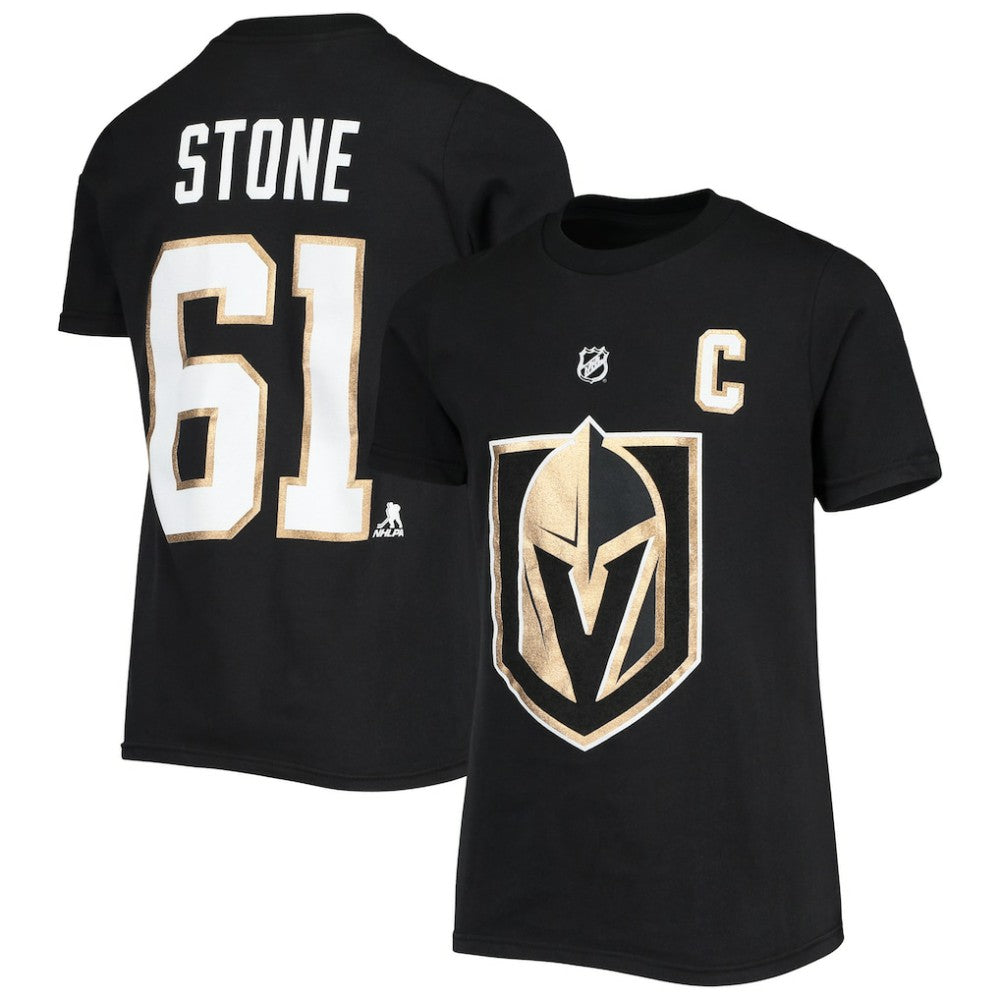 Mark Stone Vegas Golden Knights Youth Player Name & Number T-Shirt - Black | NHL discount