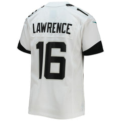 Trevor Lawrence Jacksonville Jaguars Youth Game Jersey - White - Nike