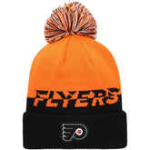 Philadelphia Flyers adidas COLD.RDY Cuffed Knit Hat with Pom - Orange/Black | Adidas on sale